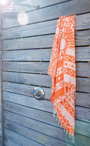 Mosaic Jacquard Turkish Towel