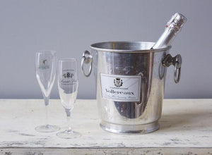 Vintage Metal Champagne Ice Bucket