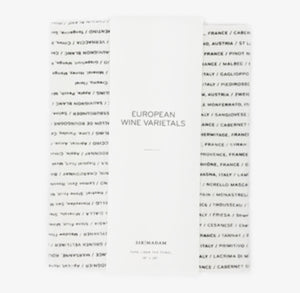 Wine Varieties Tea Towel